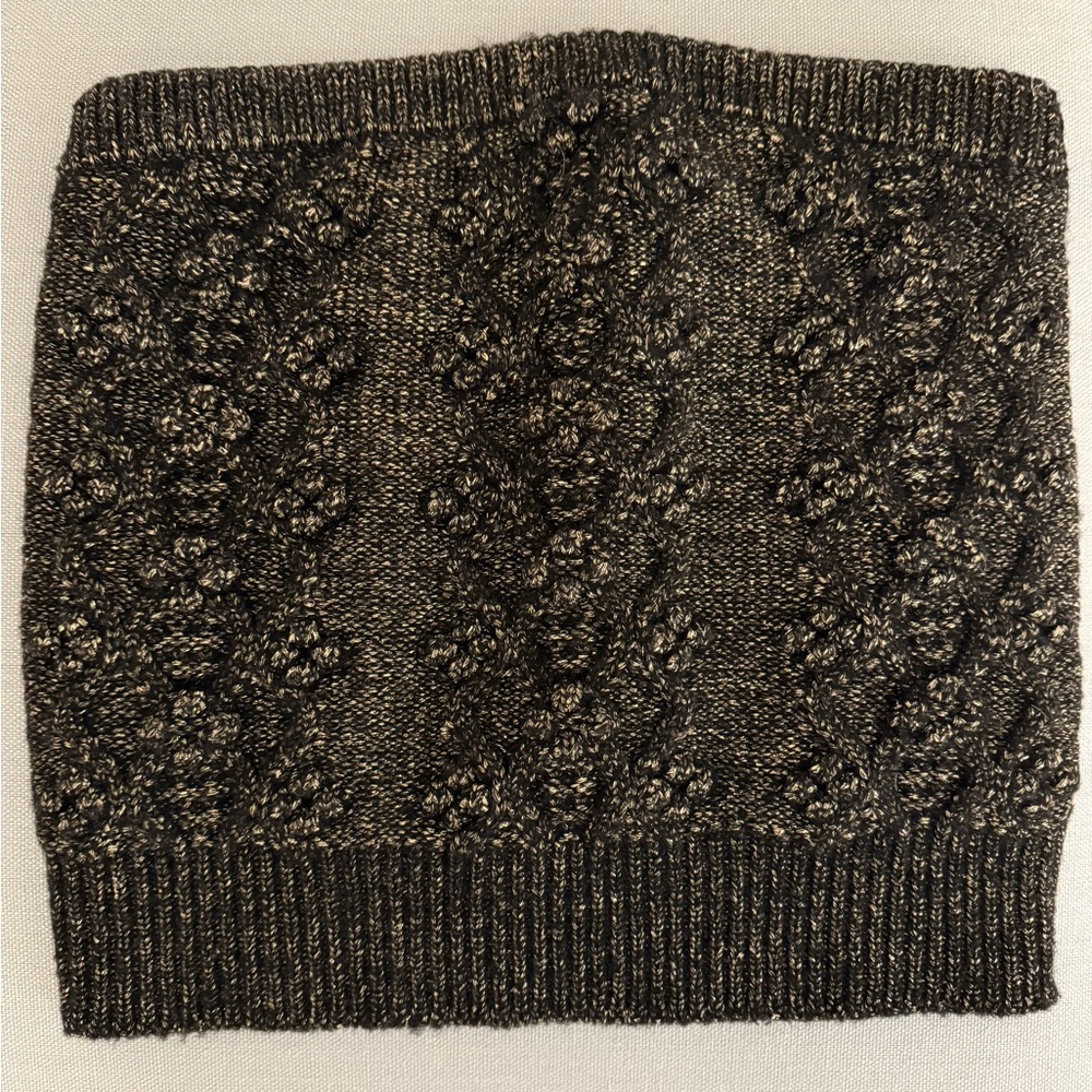 Cara Cara Black Knit Tube Top